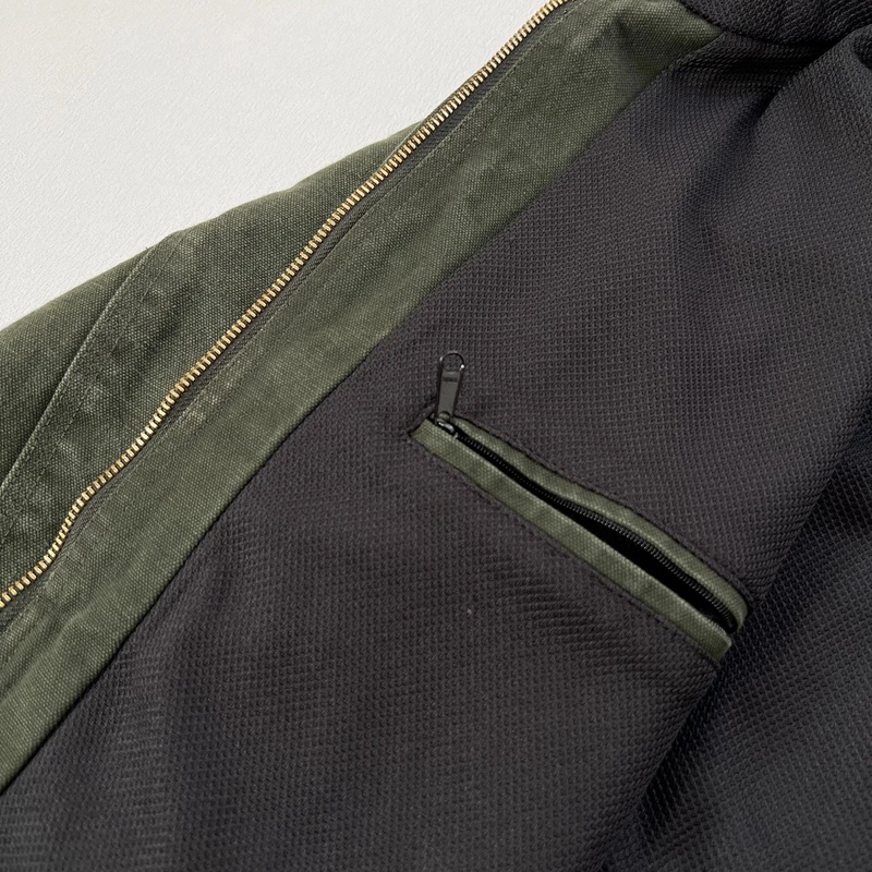 Carhartt J25 Hooded Active Jacket fabric detail