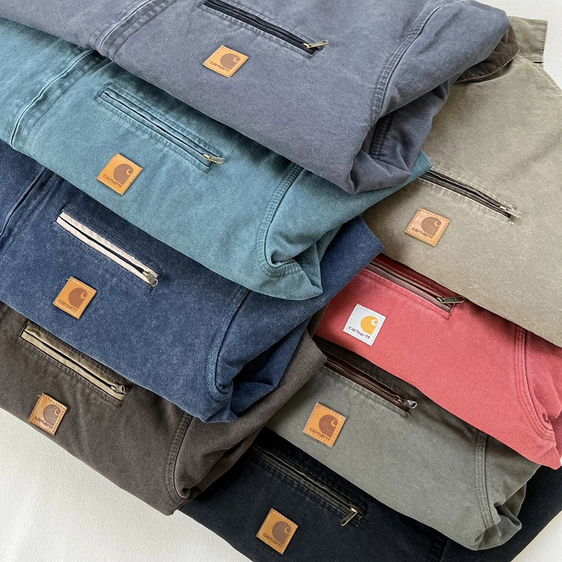 Carhartt J97 Detroit Jacket fabric detail