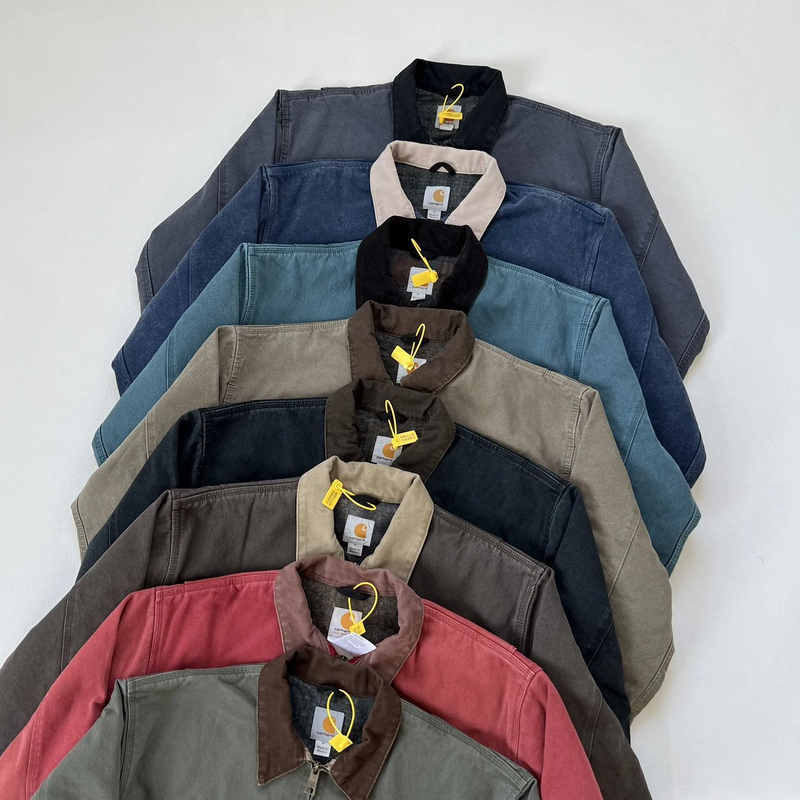 Carhartt J97 Detroit Jacket fabric detail