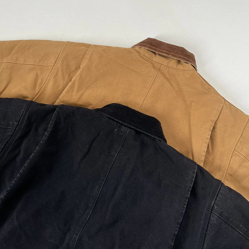 Carhartt C01 Chore Coat fabric detail