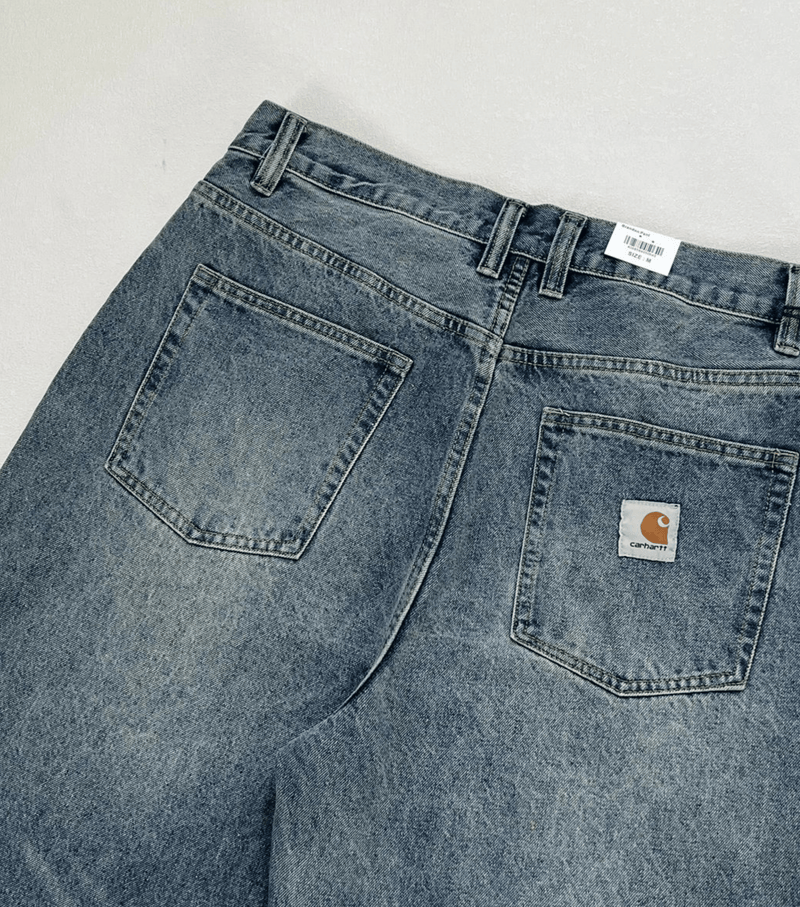 Carhartt WIP Brandon Pant Blue Jeans fabric detail