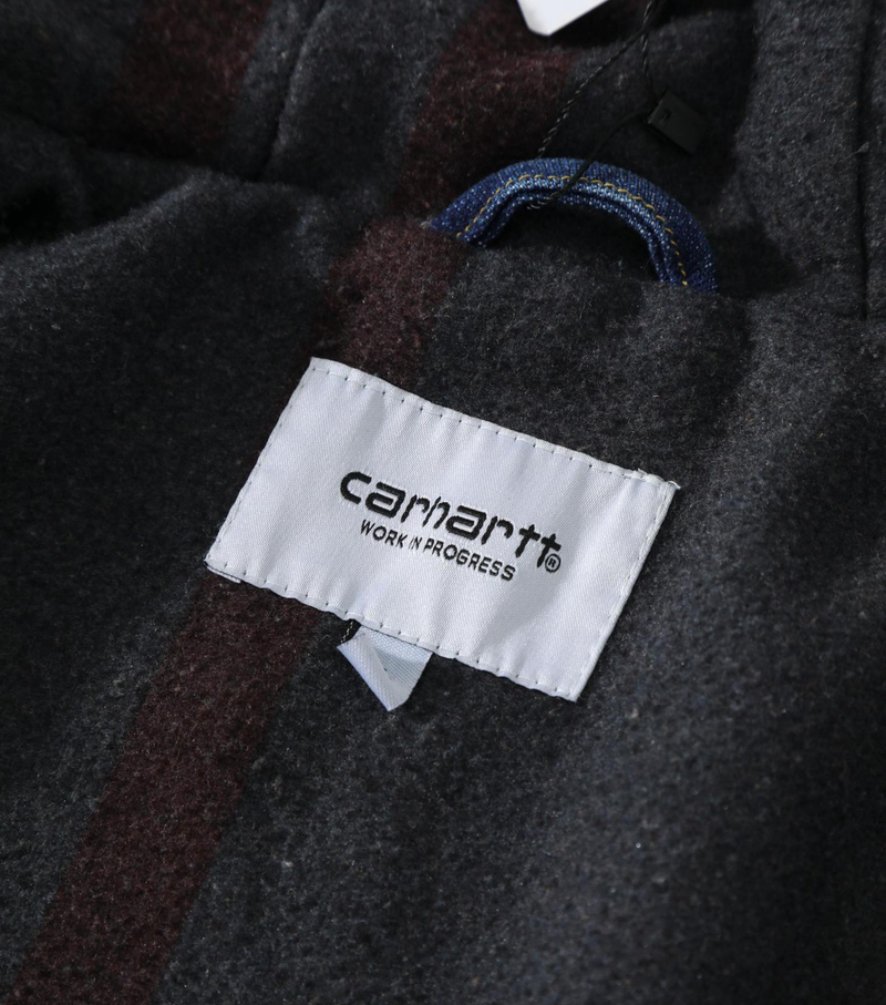 Carhartt J140 Denim Insulated Jacket fabric detail