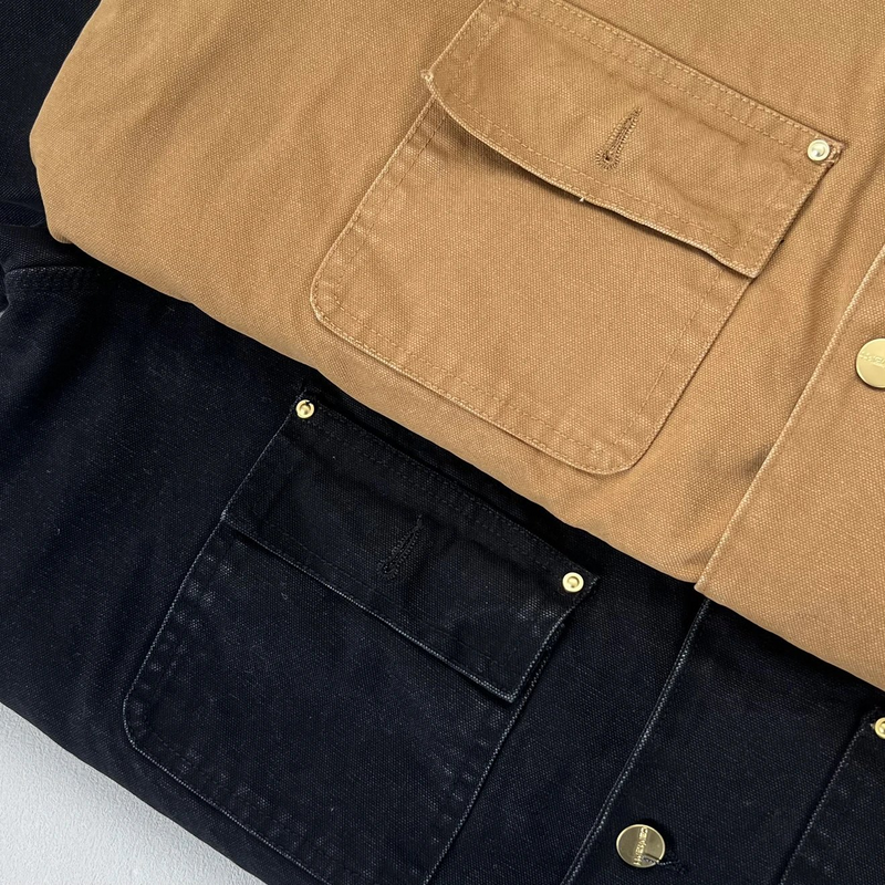 Carhartt C01 Chore Coat fabric detail