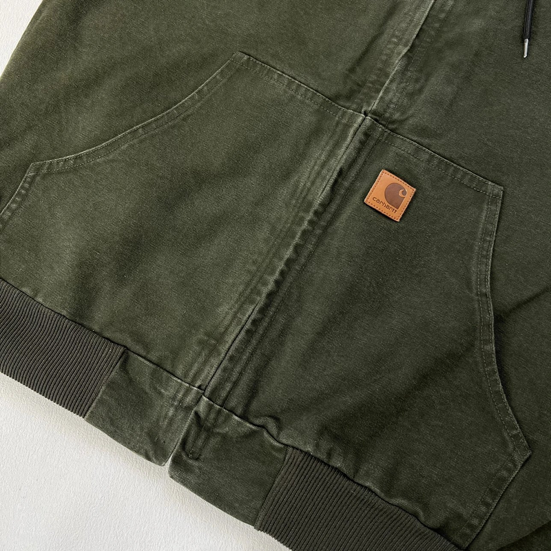 Carhartt J25 Hooded Active Jacket fabric detail