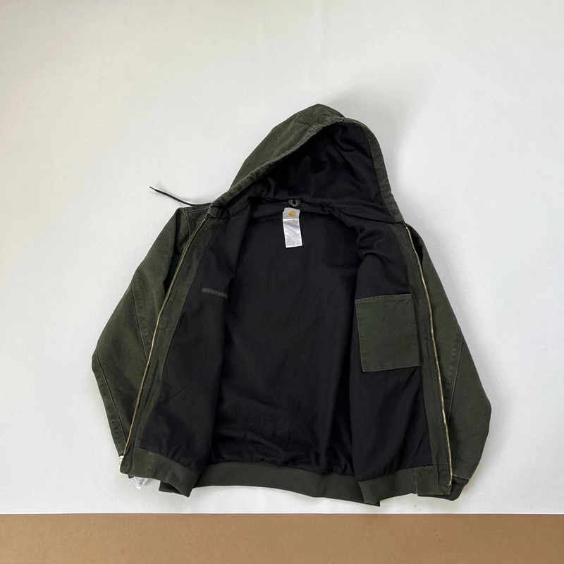 Carhartt J25 Hooded Active Jacket fabric detail
