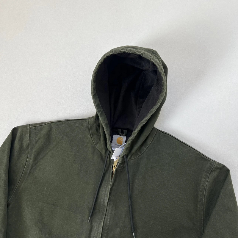 Carhartt J25 Hooded Active Jacket fabric detail