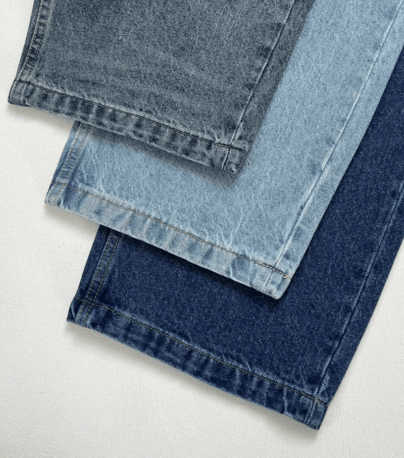 Carhartt WIP Brandon Pant Blue Jeans fabric detail